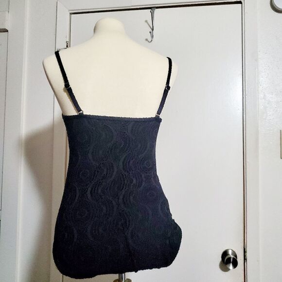 Catalina Black One Piece Swimsuit Size Large - Picture 5 of 10